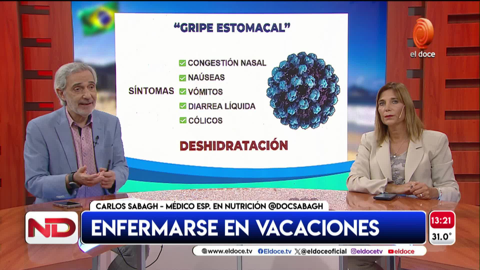 El doctor Sabagh sobre las enfermedades en vacaciones