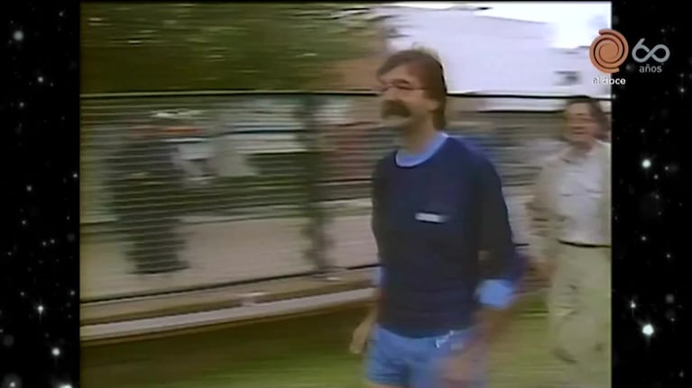 Juan Carlos Maqueda jugando al fútbol en El Doce