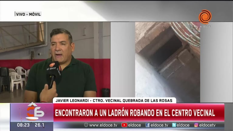 Desarmaron la instalación eléctrica de un centro vecinal de Córdoba