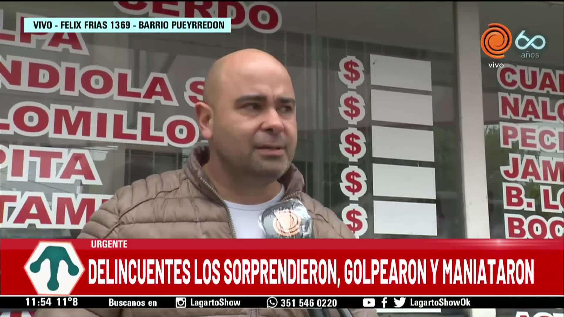 Golpearon a los empleados y robaron dinero y carne de una carnicería