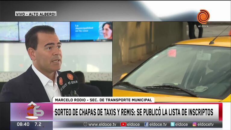 Se publicó la lista de inscriptos para el sorteo de chapas de taxis y remises