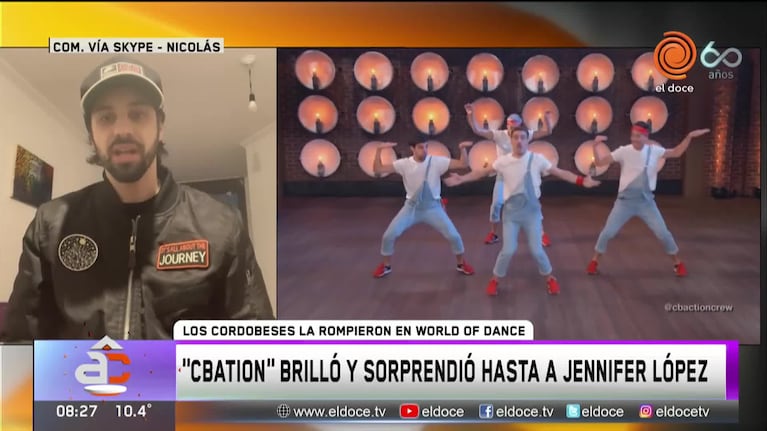 Los bailarines cordobeses que sorprendieron a Jennifer López