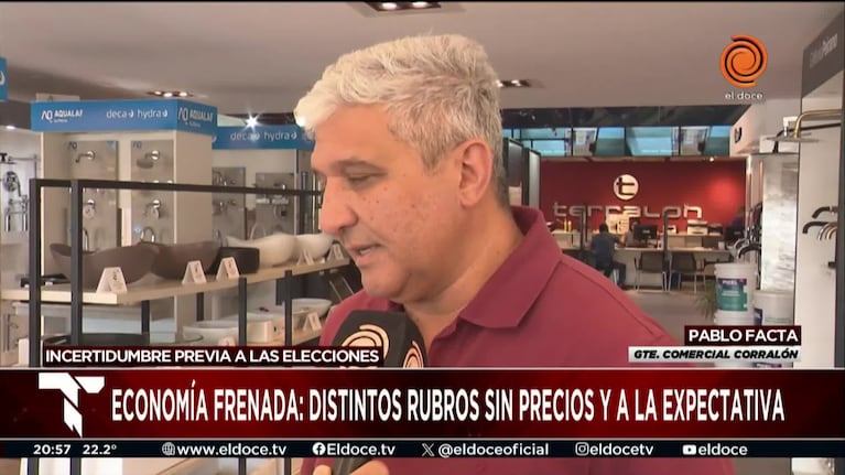 Incertidumbre de varios rubros antes de las elecciones