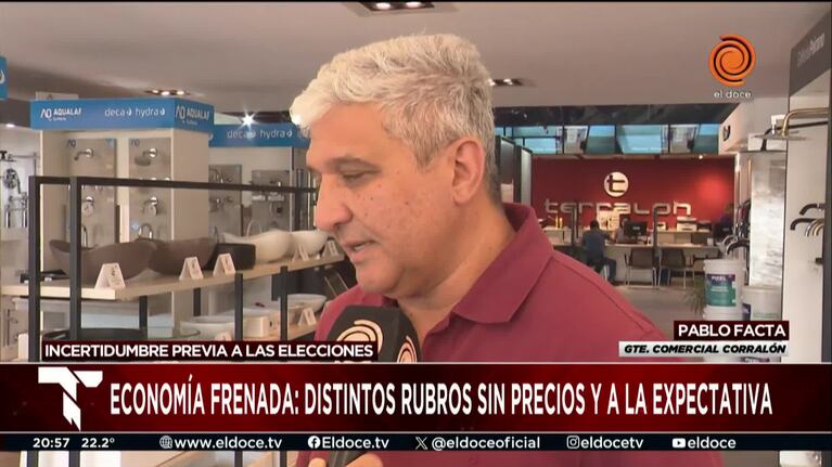 Incertidumbre de varios rubros antes de las elecciones