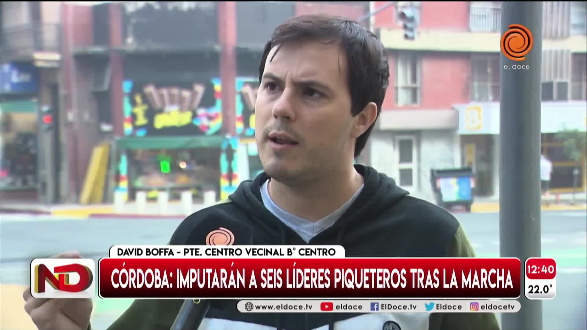 La indignación de vecinos y comerciantes por la marcha de la Unidad Piquetera