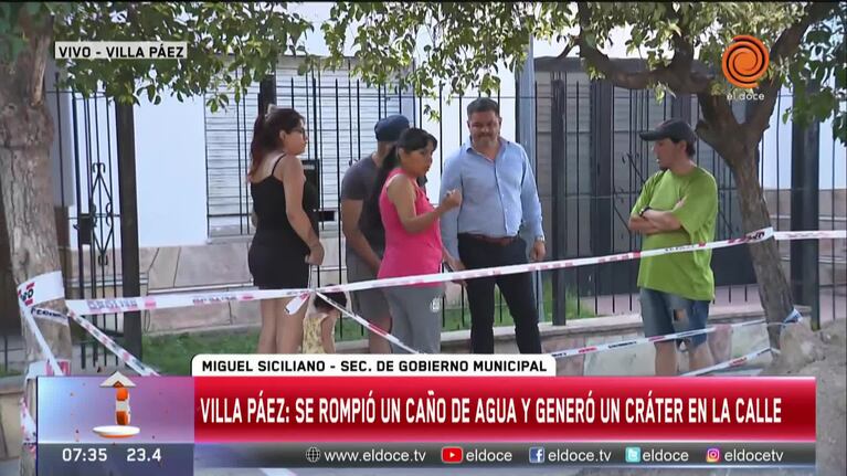 La Municipalidad prometió asistencia a vecinos de Villa Páez