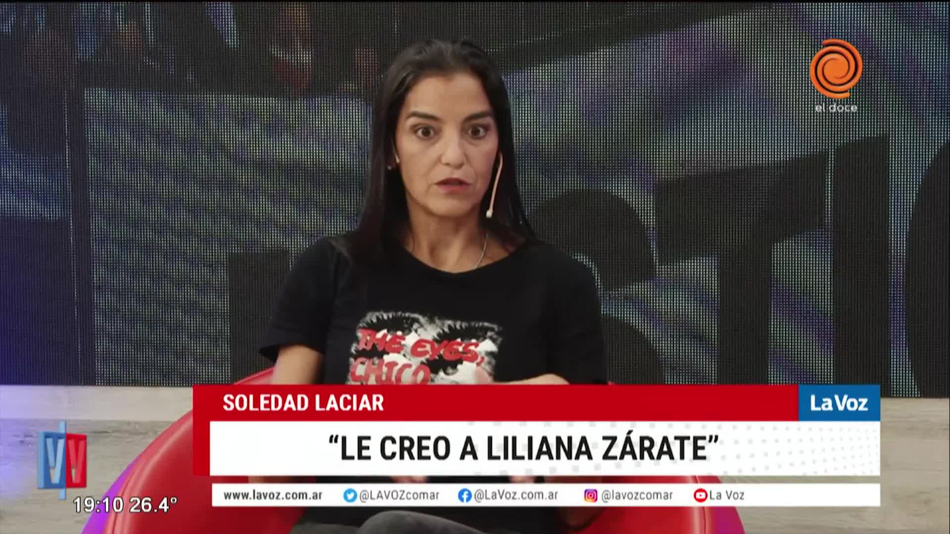 Soledad Laciar descartó hacer política partidaria