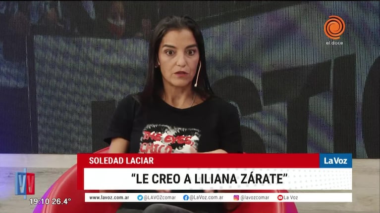 Soledad Laciar descartó hacer política partidaria
