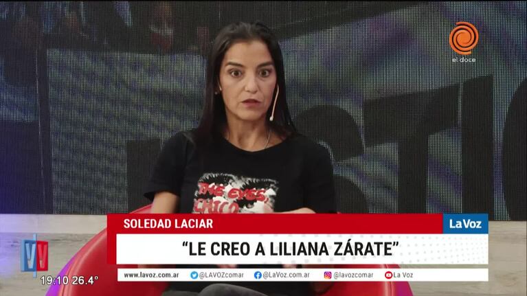 Soledad Laciar descartó hacer política partidaria
