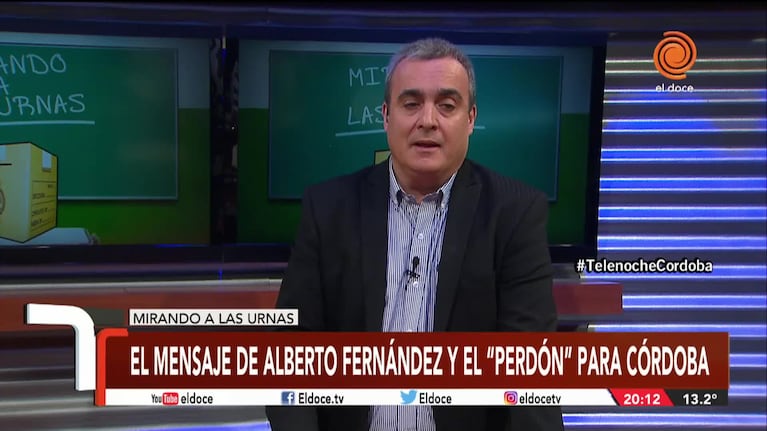 Alberto Fernandez llamó a pedir perdón a los cordobeses