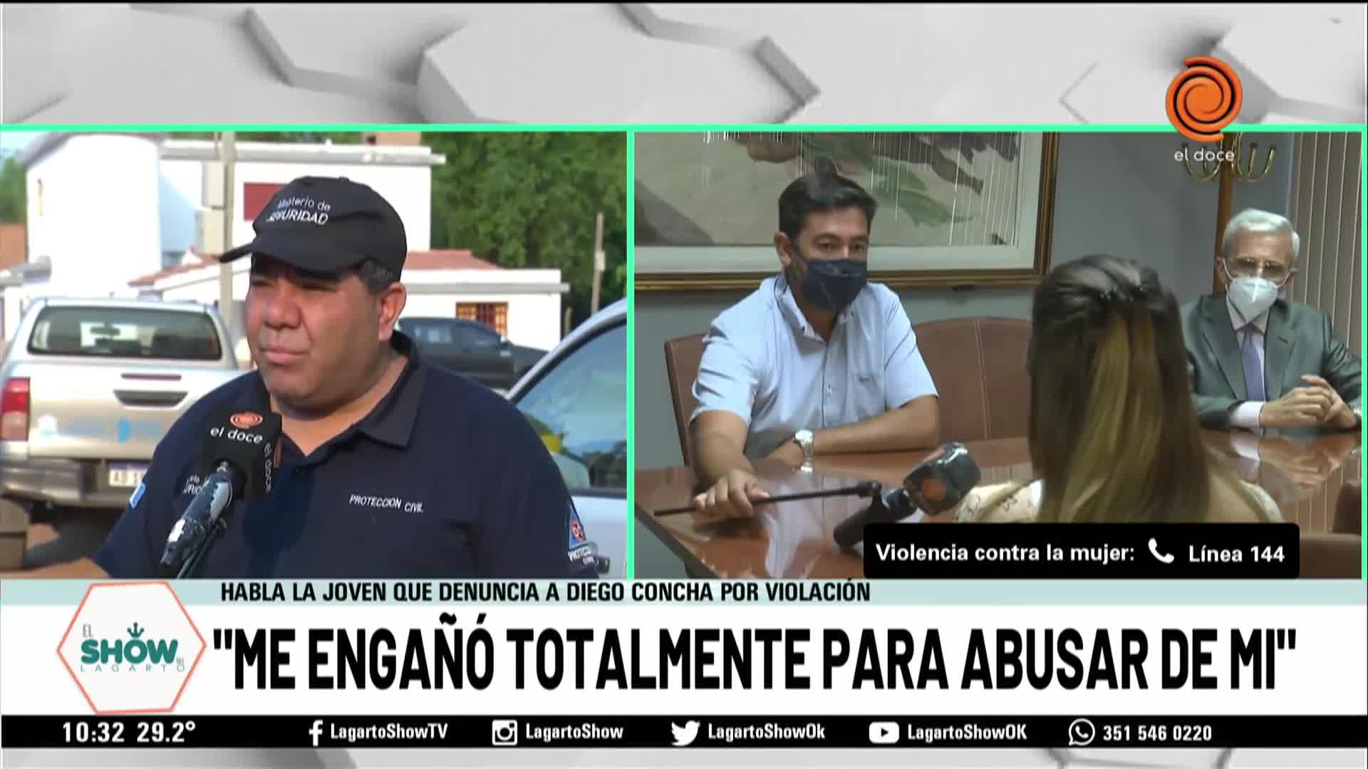 El testimonio de la joven que denunció a Diego Concha por abuso sexual