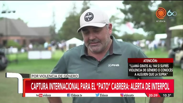 Ordenaron la captura internacional del Pato Cabrera