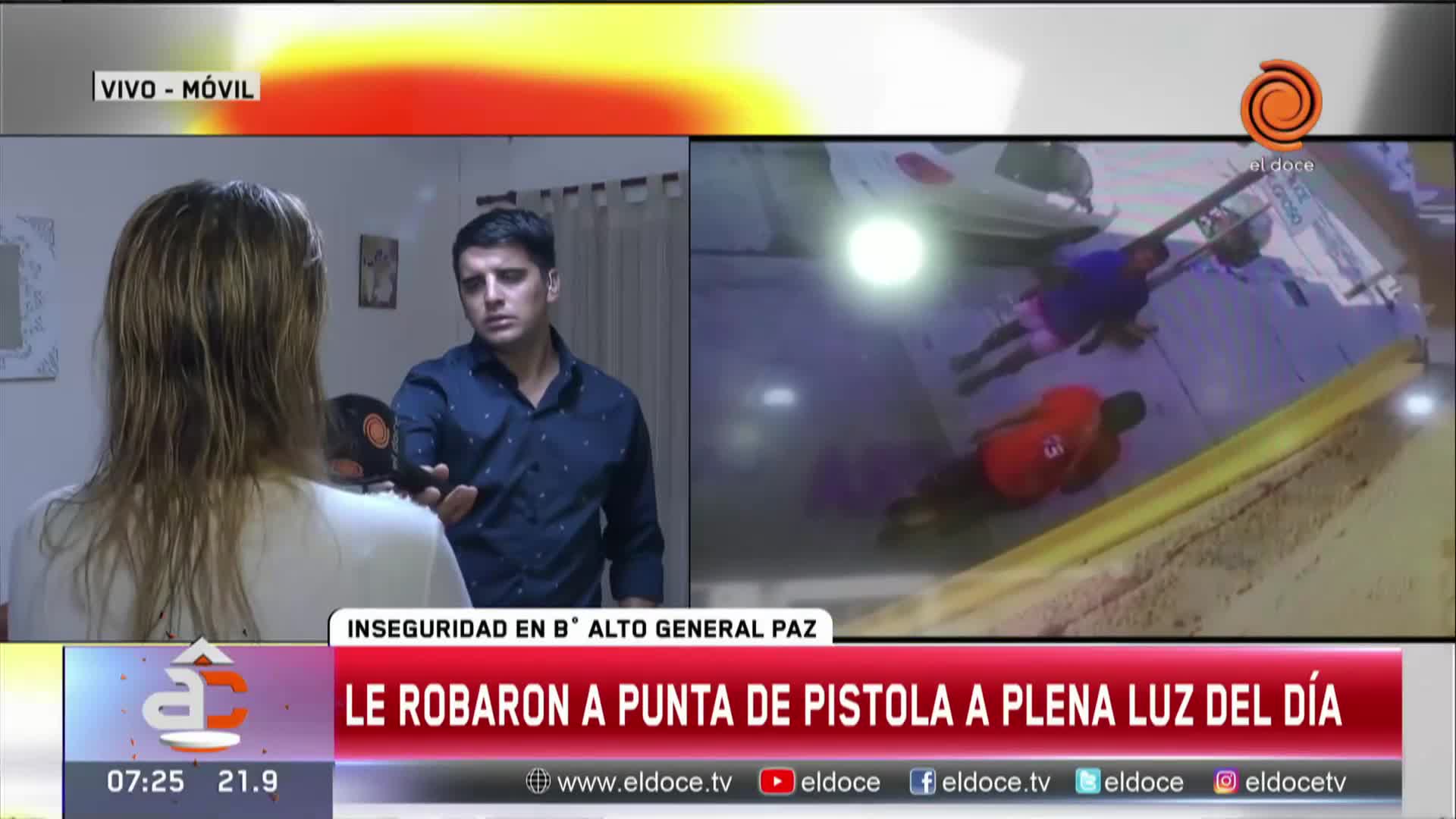 La asaltaron a punta de pistola en barrio Alto General Paz