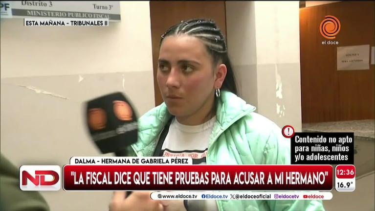 La familia de Gabriela Pérez se reunió con la fiscal tras la detención del hermano de la víctima