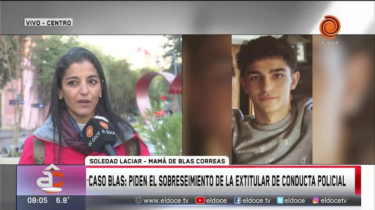 Caso Blas: la madre repudió el pedido de sobreseimiento de Ana Becerra