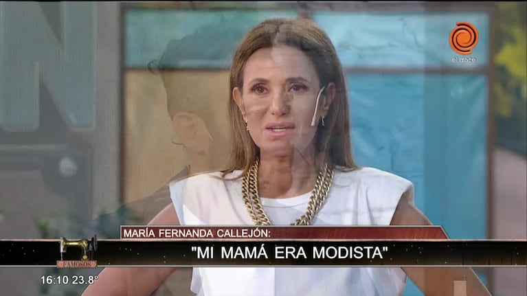 Fernanda Callejón se emocionó en el inicio de Corte y Confección