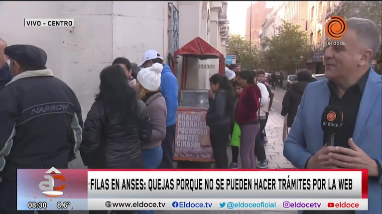 La indignación de los jubilados en las filas de Anses de Córdoba