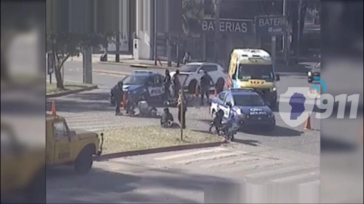 El doloroso testimonio del motociclista embestido por un conductor que se fugó y no lo asistió