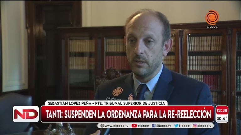 Tanti: suspenden la ordenanza para la re-reelección del intendente