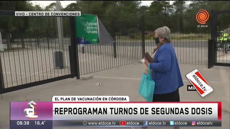 Vacunación en Córdoba: reprograman las segundas dosis