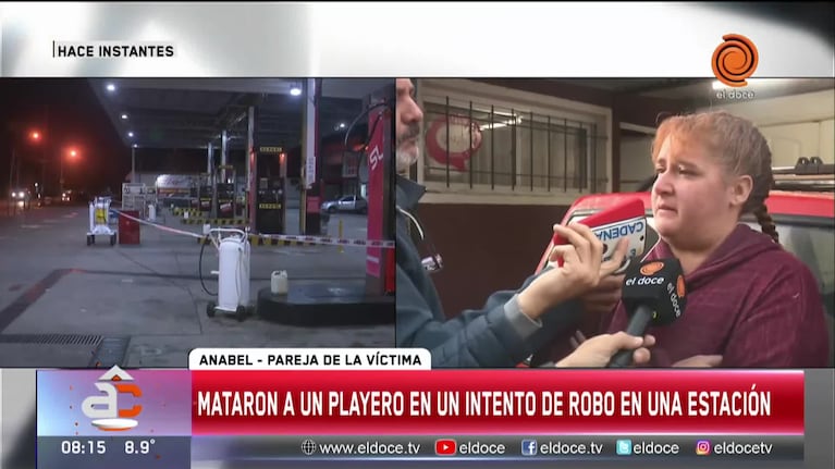 El dolor de la pareja del playero asesinado en Córdoba