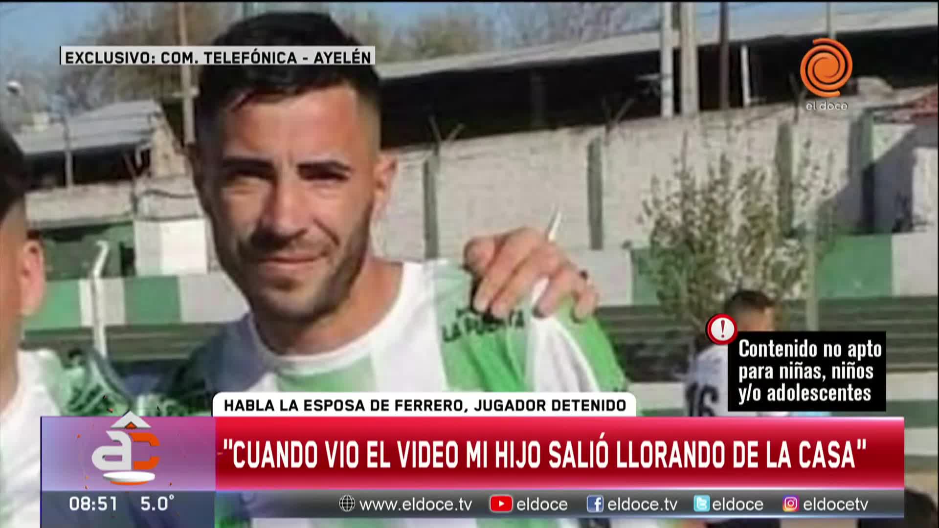 Insólita defensa de la esposa de un jugador: “El arma era de un vecino borracho”