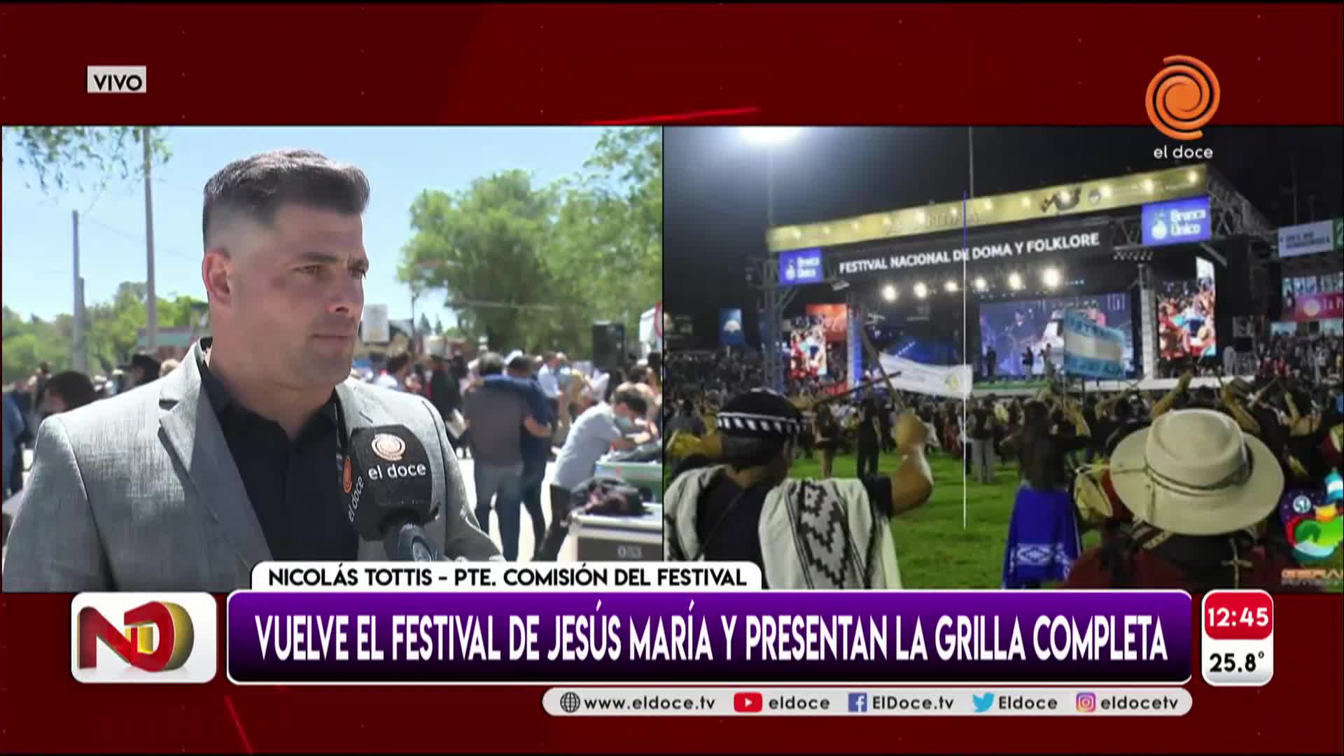 A pura expectativa, relanzaron el Festival de Jesús María