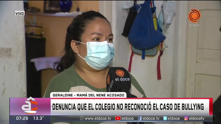 Nene atacado con un alacrán: "Mi hijo me pidió no ir más a ese colegio"