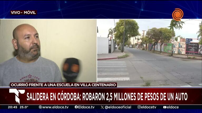 Asaltaron a un hombre y apuntaron a chicos de un colegio: dramático relato