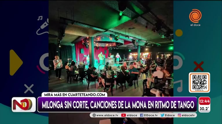 Milonga sin corte: una fusión entre tango y cuarteto 