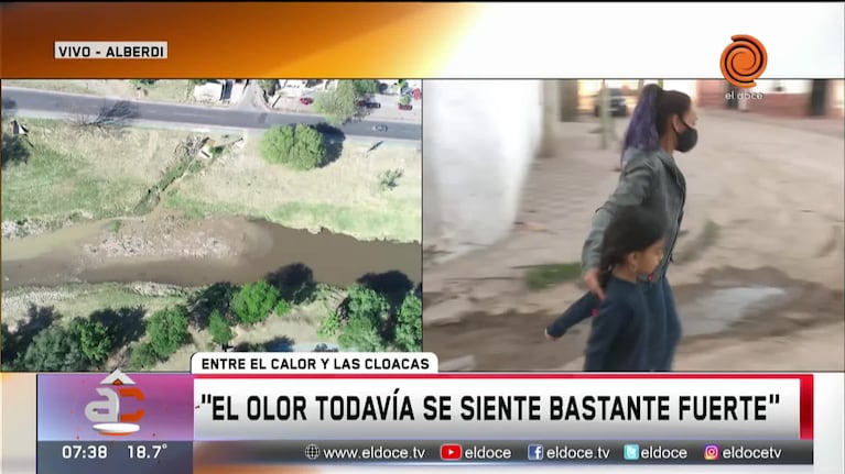 Desborde cloacal en Córdoba: a dos semanas, así viven los vecinos