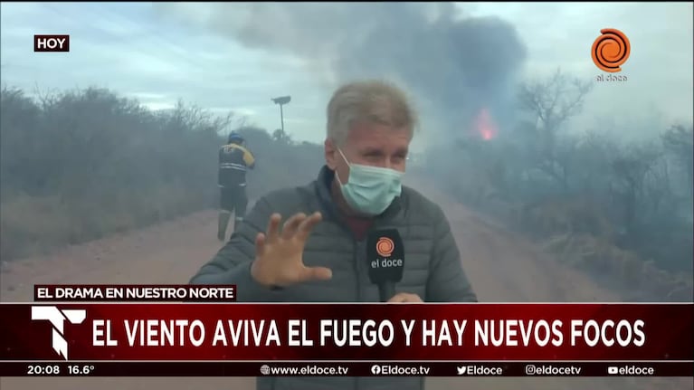 El norte cordobés, bajo fuego: otro día de lucha
