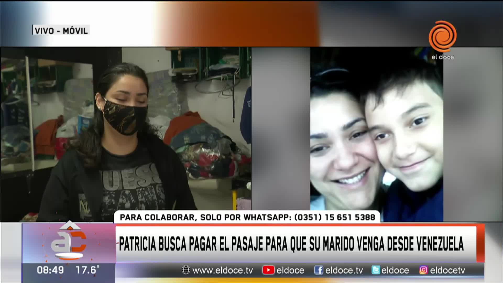 Una familia venezolana necesita ayuda para reencontrarse