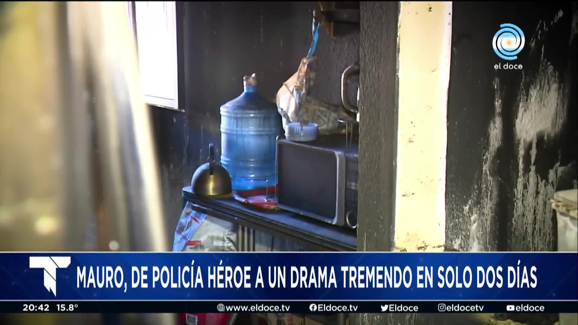 El drama de un policía y su familia tras el incendio de su casa