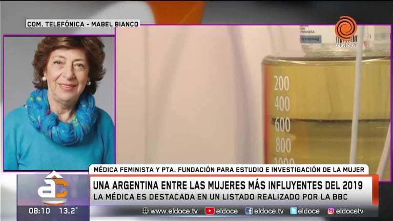 Una médica feminista argentina, entre las 100 mujeres más influyentes del mundo