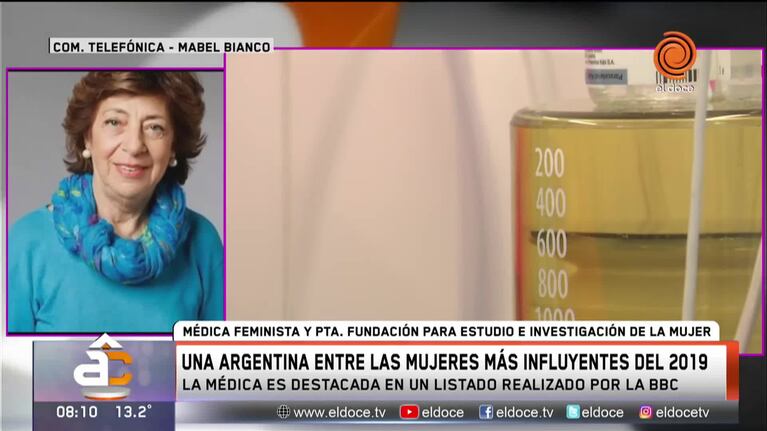 Una médica feminista argentina, entre las 100 mujeres más influyentes del mundo