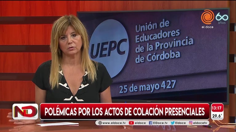 Actos de colación en Córdoba: padres reclaman que asistan docentes