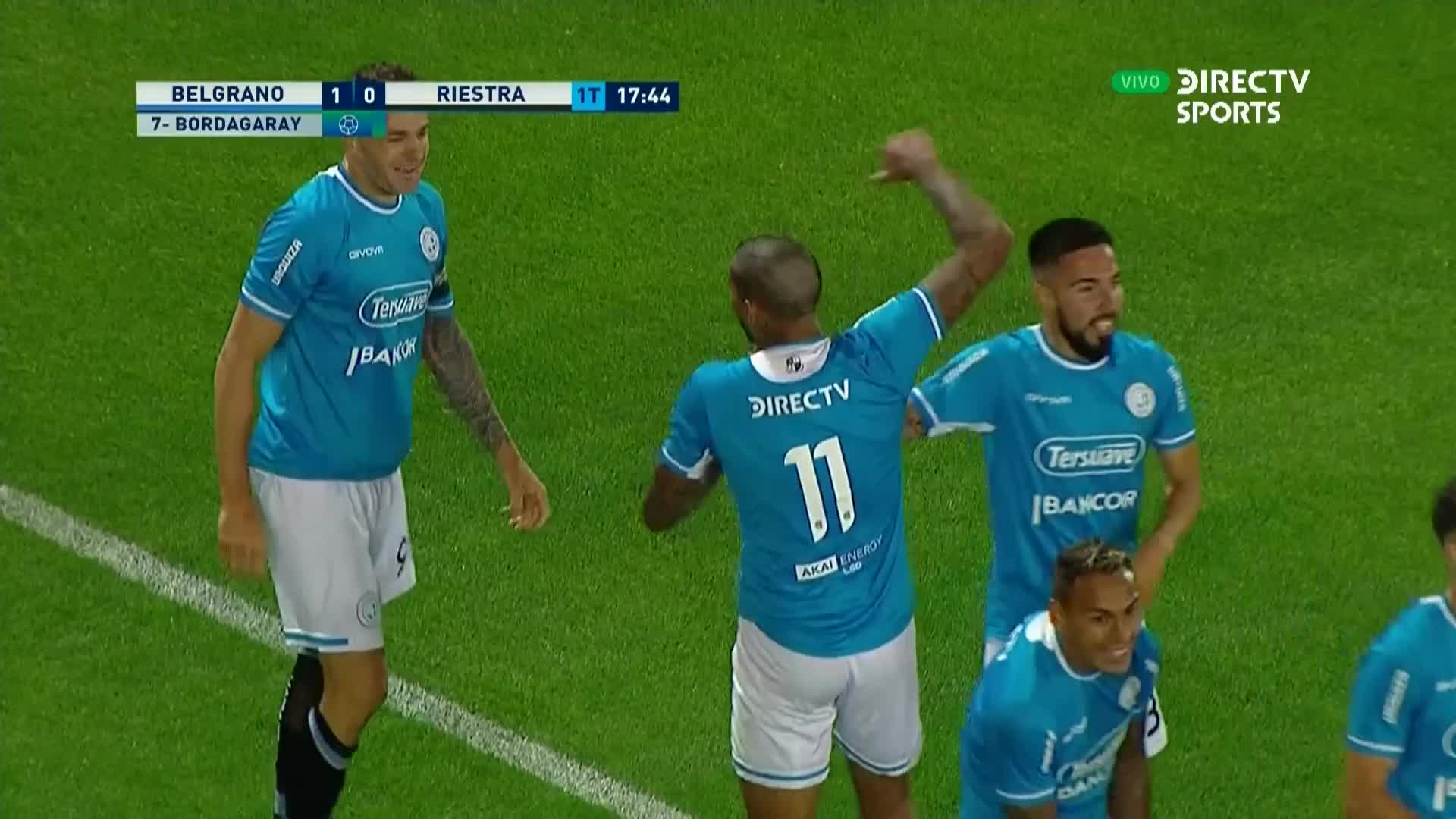 Pablo Vegetti puso el 1 a 0 para Belgrano en Alberdi