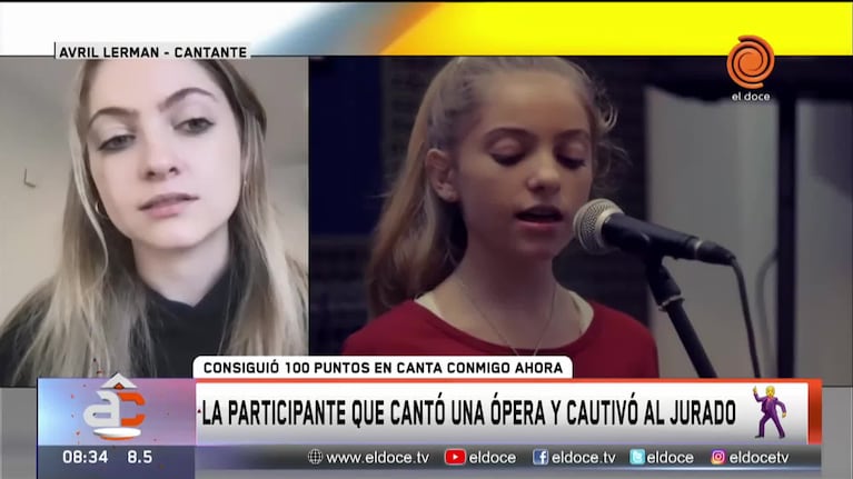 La santafesina que hizo parar a los 100 jurados de Canta Conmigo Ahora