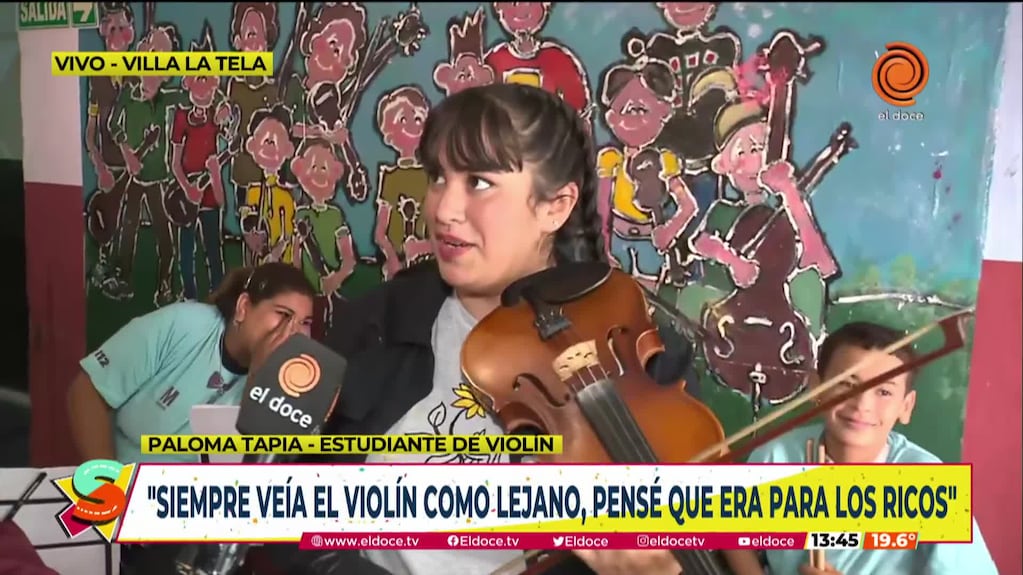 Paloma Tapia y su pasión por el violín: "Me trajo futuro"