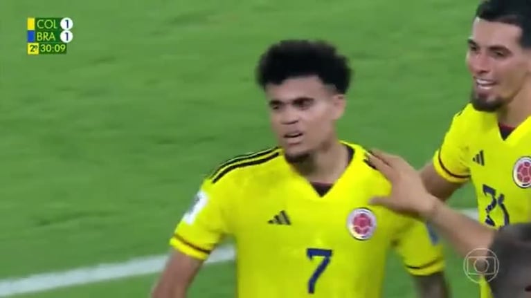 La reacción del papá de Luis Díaz en Colombia-Brasil