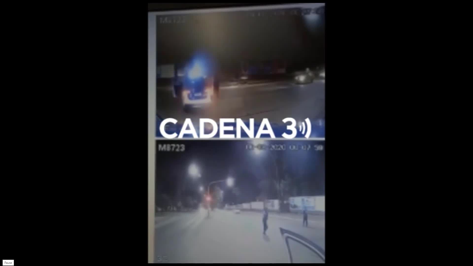 Así le dispararon los policías al auto en el que iba Blas