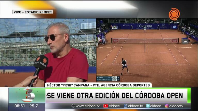 El Kempes se prepara para el Córdoba Open