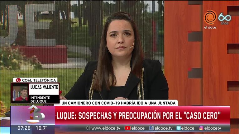 Tras 8 casos de coronavirus, Luque vuelve a fase 1
