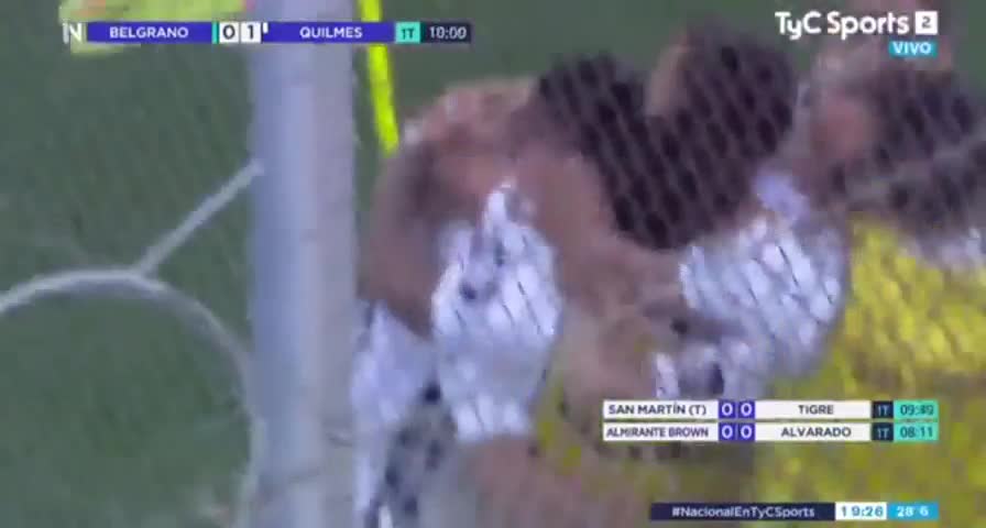 Quilmes vence a Belgrano por un gol de penal