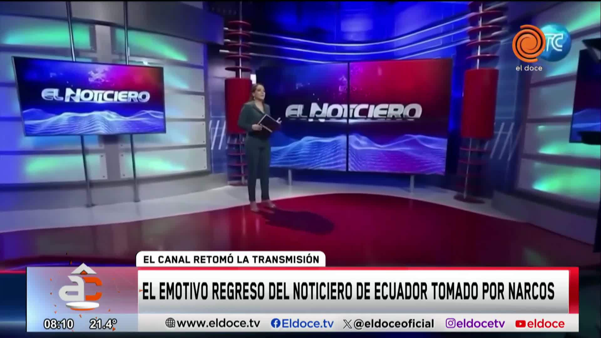 El regreso de periodistas de Ecuador atacados por narcos