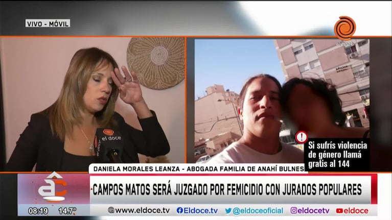 Anahí Bulnes: sin fecha para el juicio, se confirmó qué Cámara juzgará a Campos Matos