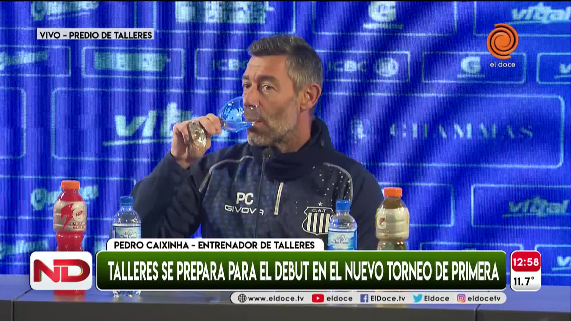 Sin refuerzos a la vista, Caixinha palpitó el debut de Talleres en el nuevo torneo