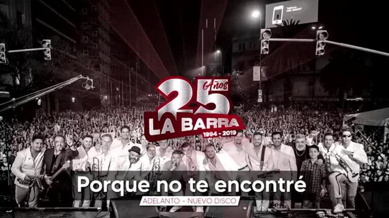 "Porque no te encontré", La Barra