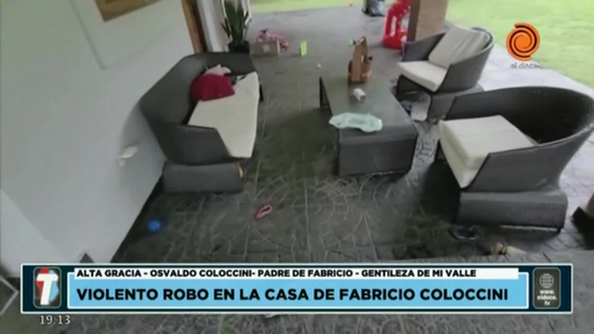 El horror por el asalto a la familia de Coloccini